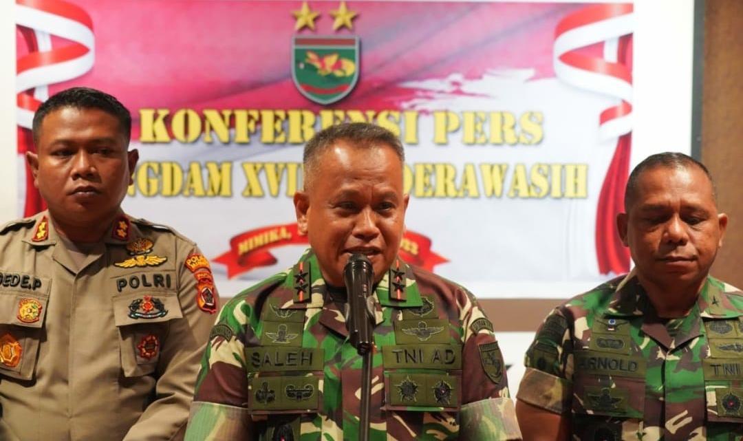Pangdam Cenderawasih Sampaikan Duka Untuk Keluarga Korban Pembunuhan di Timika