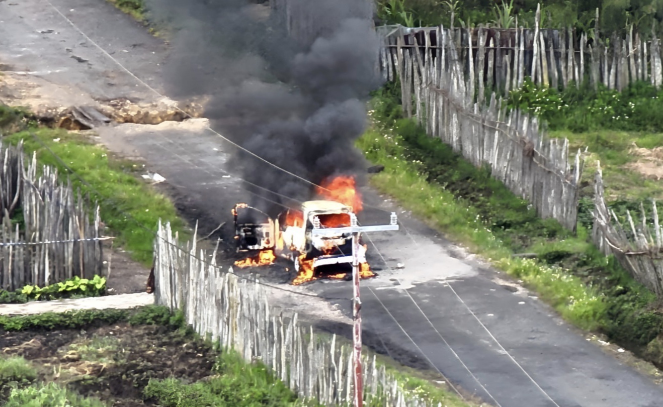 Sadis, KKB Undius Kogoya Tembak dan Bakar Sopir di Paniai