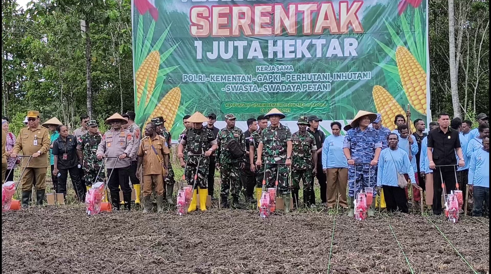Polda Papua Siap Wujudkan Swasembada Jagung di Papua